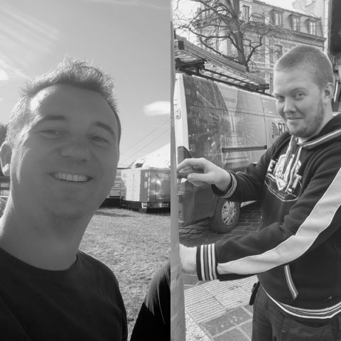 Jan en Jarne in team RTS 