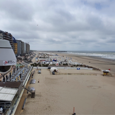 RTS plaatst PTZ camera in Blankenberge 
