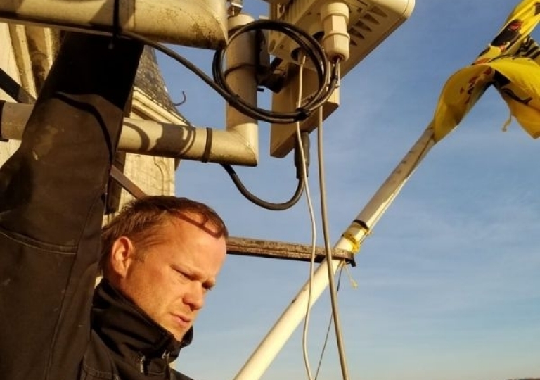 PZ Ronse Bart met een straalverbinding 