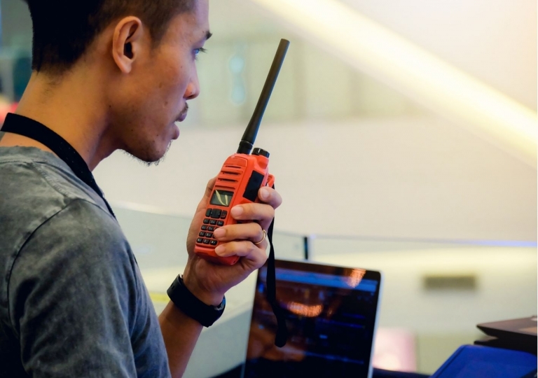 Radiocommunicatie tijdens een event 