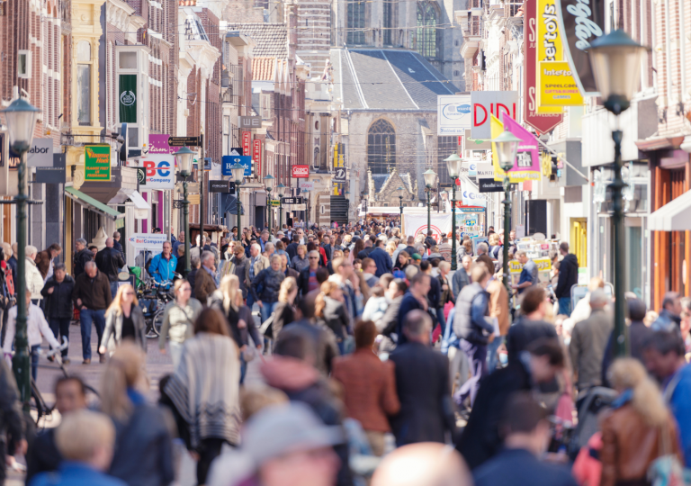 Controle winkel wandel gebied 